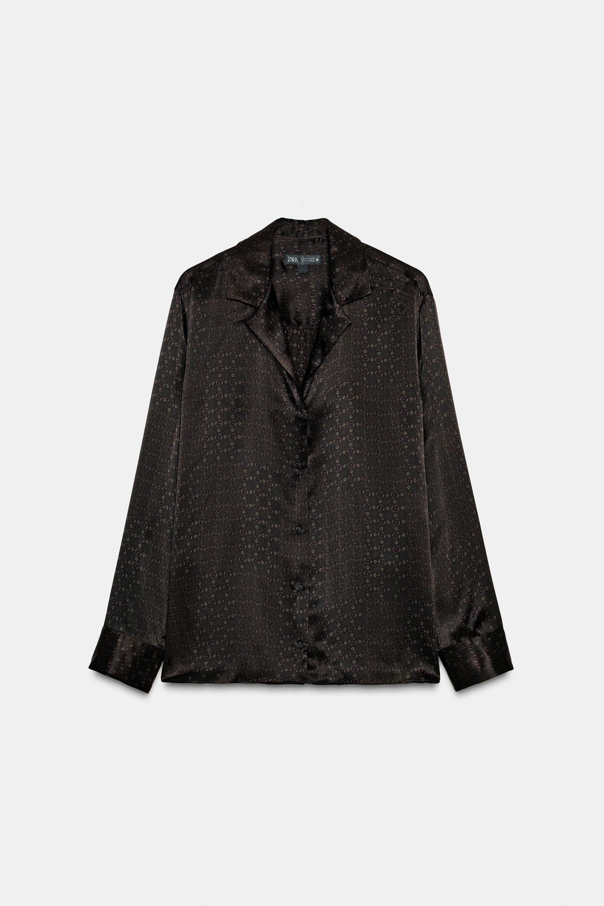 ZW COLLECTION SILK PAJAMA SHIRT